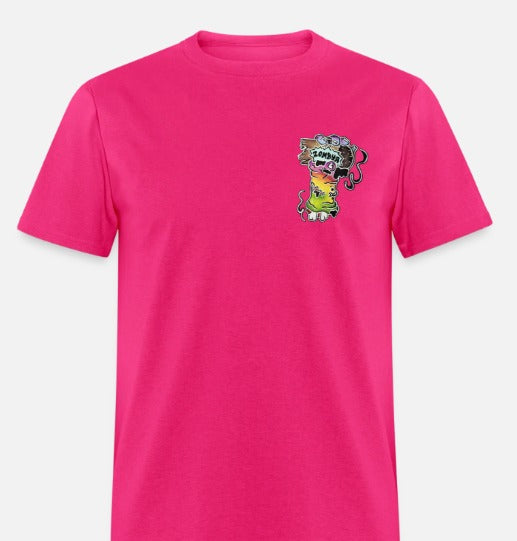 T-shirt main zombie multicolore