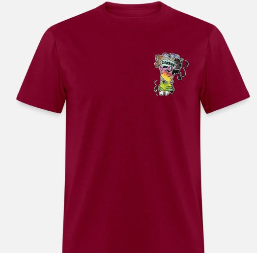 T-shirt main zombie multicolore