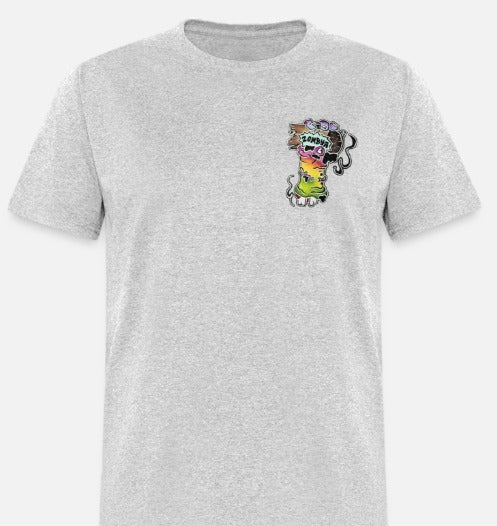 T-shirt main zombie multicolore