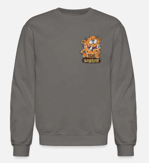 Crewneck enfant monstre orange