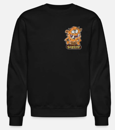 Crewneck enfant monstre orange