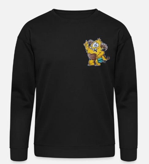 Crewneck enfant monstre jaune