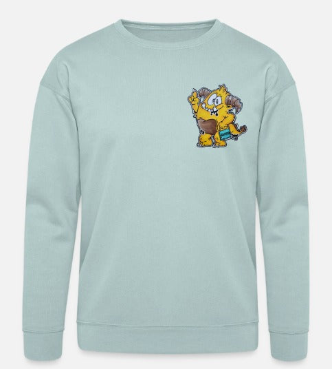 Crewneck enfant monstre jaune