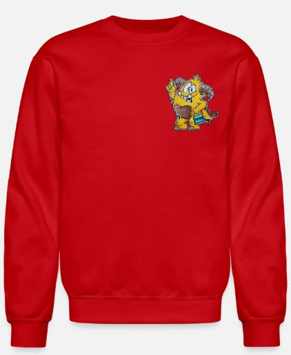 Crewneck enfant monstre jaune