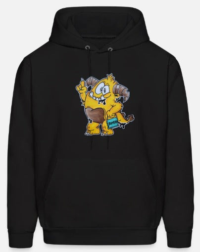 Hoodies Monstre jaune