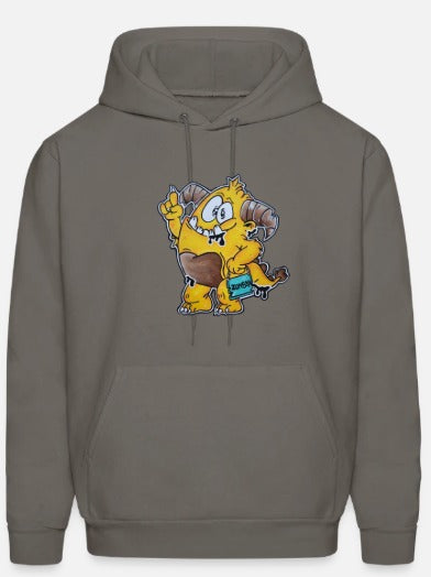 Hoodies Monstre jaune