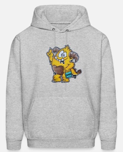 Hoodies Monstre jaune