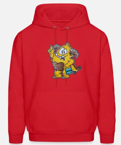 Hoodies Monstre jaune