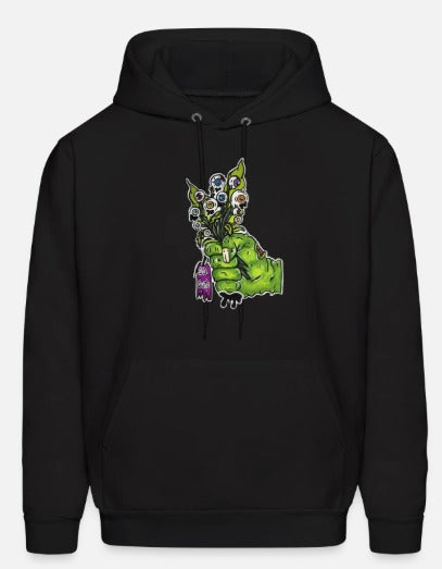 Hoodies enfant Main zombie bouquet fleur