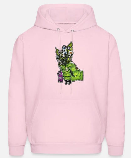 Hoodies enfant Main zombie bouquet fleur