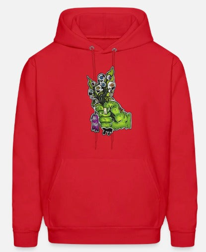 Hoodies enfant Main zombie bouquet fleur