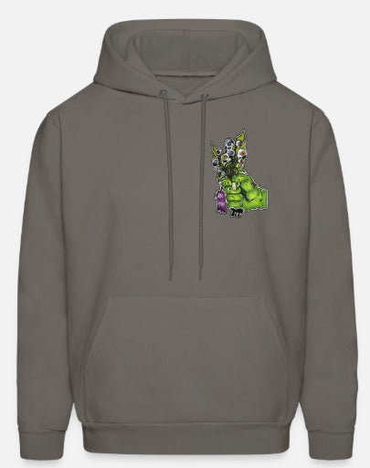 Hoodies enfant Main zombie  bouquet fleur