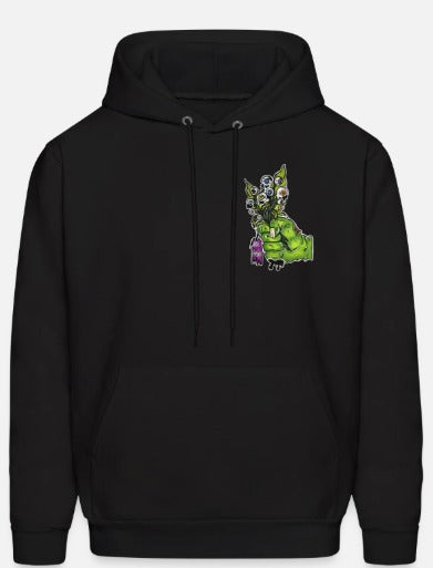 Hoodies enfant Main zombie  bouquet fleur