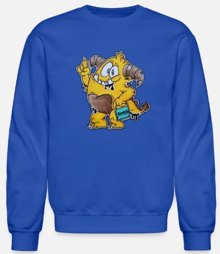 Crewneck enfant Monstre jaune