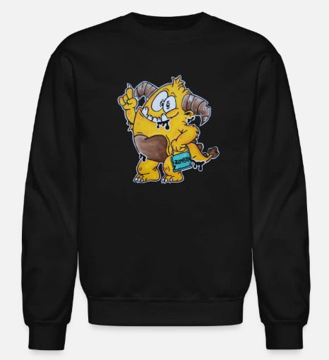 Crewneck enfant Monstre jaune