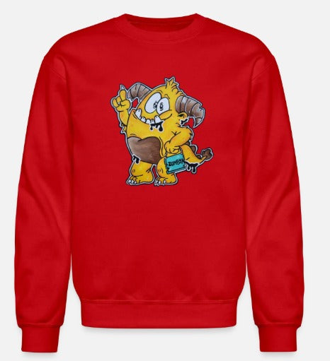 Crewneck Monstre jaune