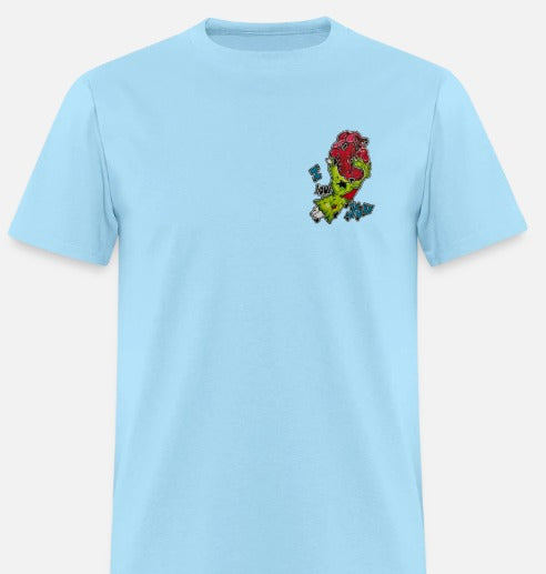 T-shirt Main de zombie coeur I love you