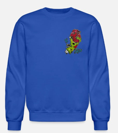Crewneck Main zombie coeur I love you