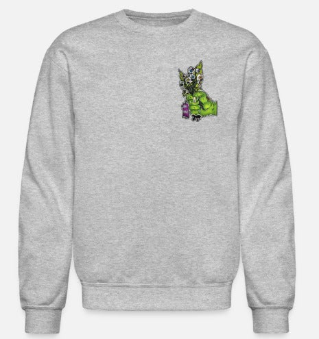 Crewneck enfant Main zombie bouquet fleur