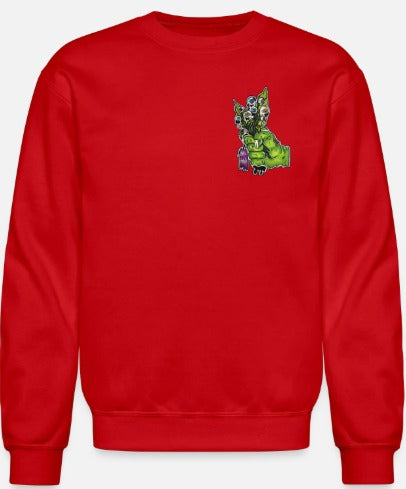 Crewneck enfant Main zombie bouquet fleur