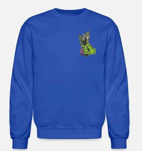 Crewneck enfant Main zombie bouquet fleur