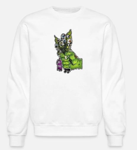 Crewneck Main zombie bouquet fleur