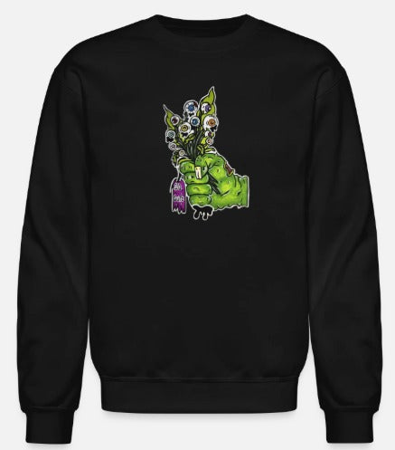 Crewneck Main zombie bouquet fleur