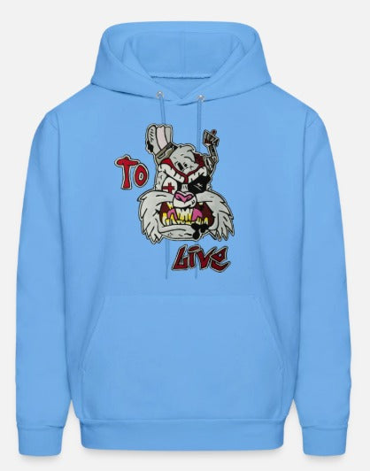 Hoodies enfant lapin to live