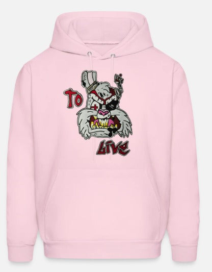 Hoodies lapin to live