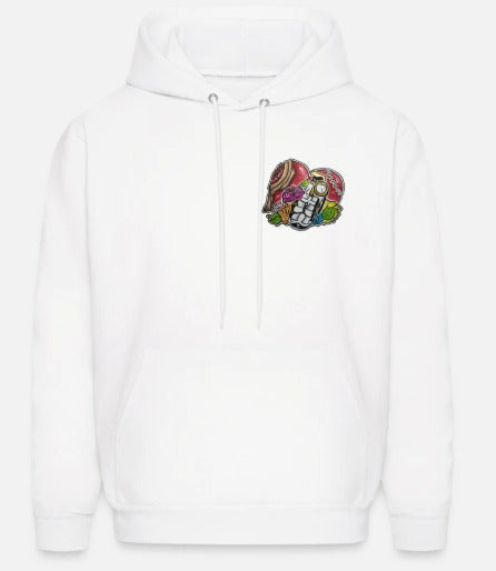 Hoodies cœur grenade