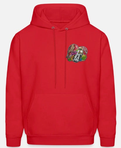 Hoodies cœur grenade