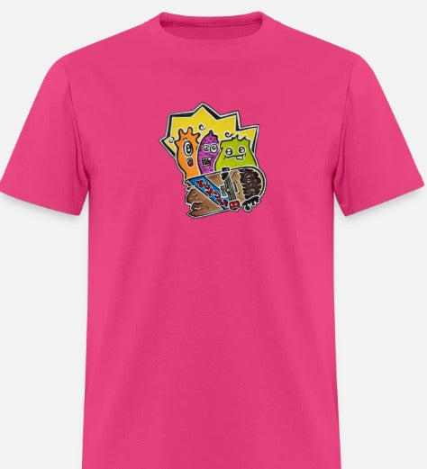 T-shirt Monstre good vibes