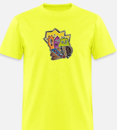 T-shirt Monstre good vibes