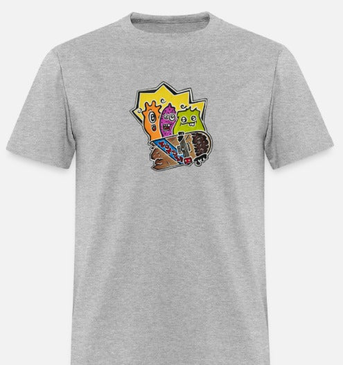 T-shirt Monstre good vibes