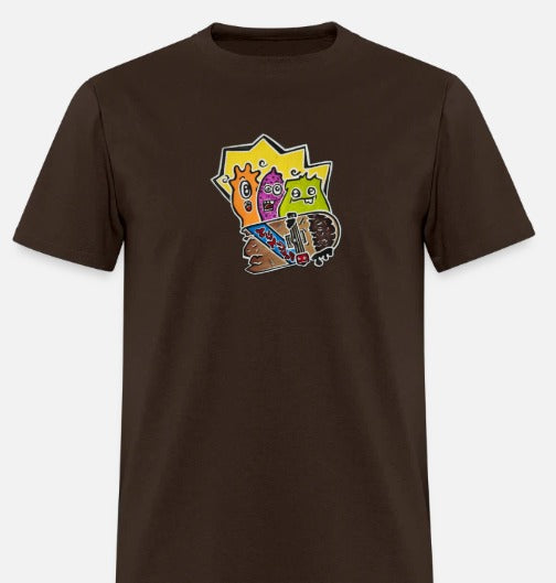 T-shirt Monstre good vibes