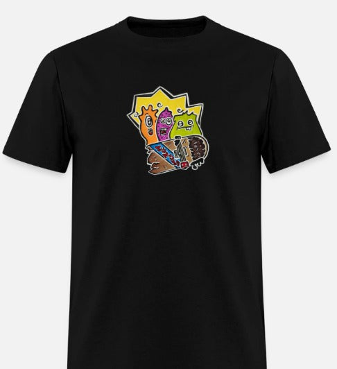 T-shirt enfant Monstre good vibes