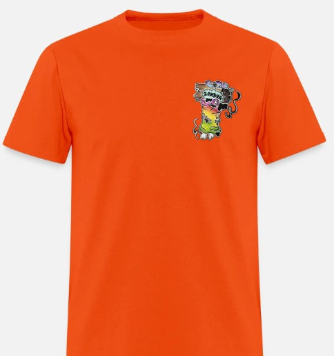 T-shirt main zombie multicolore