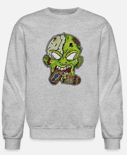 Crewneck enfant Zombie mange skate