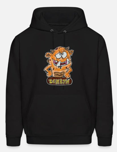 Hoodies enfant monstre orange