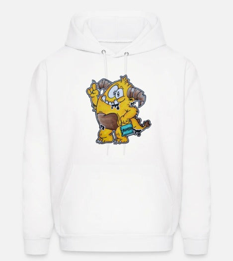 Hoodies enfant monstre jaune