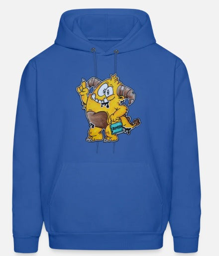 Hoodies enfant monstre jaune