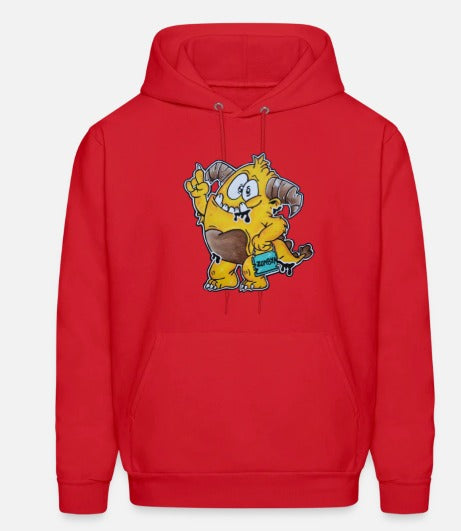 Hoodies enfant monstre jaune