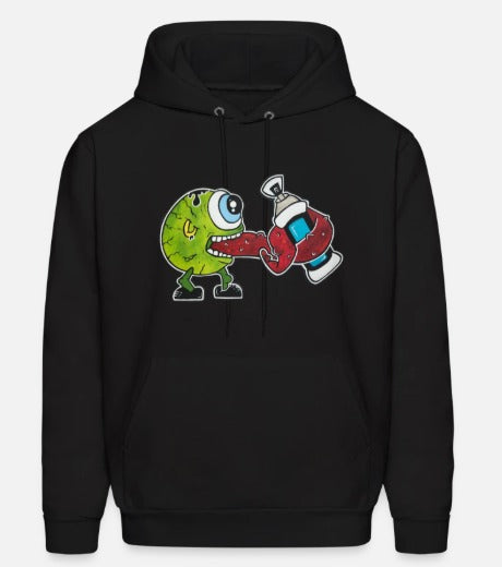 Hoodies Monstre œil vert