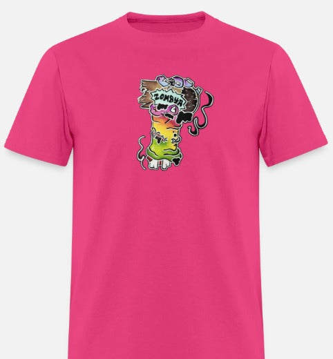 T-shirt enfant Main zombie multicolore