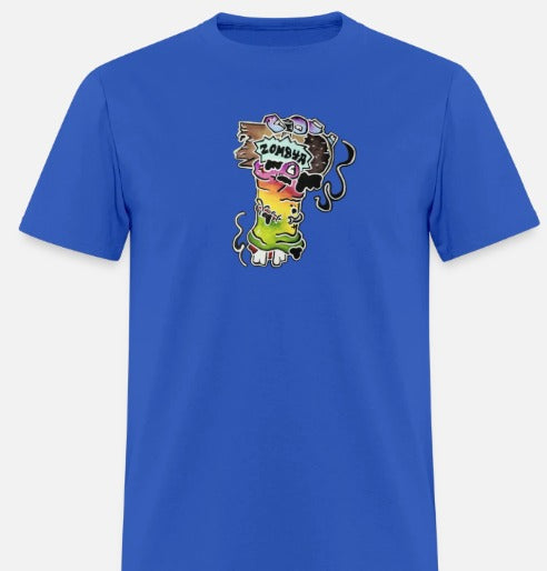 T-shirt enfant Main zombie multicolore