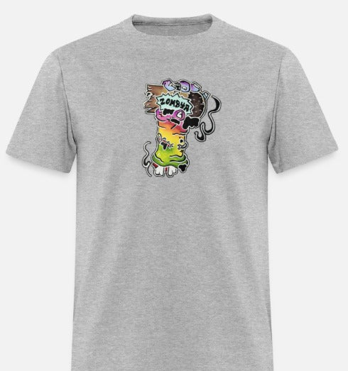T-shirt Main zombie multicolore