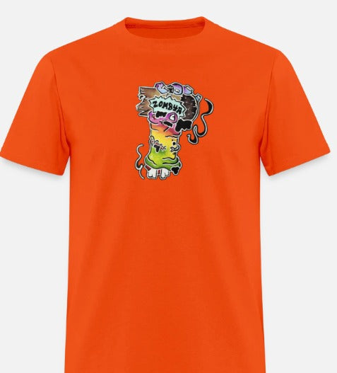 T-shirt enfant Main zombie multicolore