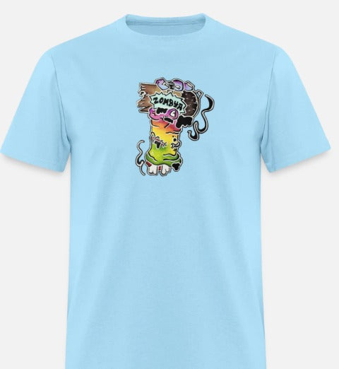 T-shirt enfant Main zombie multicolore