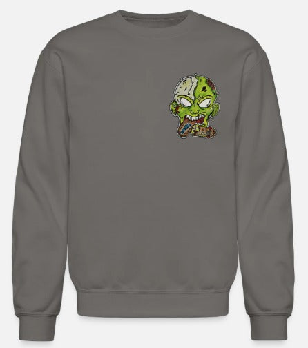 Crewneck enfant Zombie mange skate
