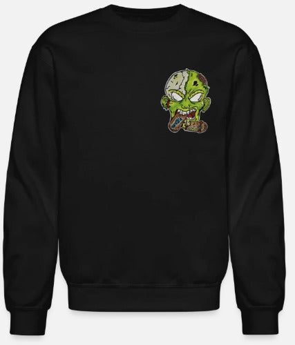 Crewneck enfant Zombie mange skate